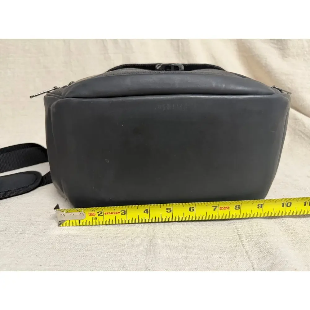 Annex Camera Bag Small DSLR Case Black Padded Divider Shoulder Strap